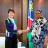 Omupresident  Netumbo Nandi Ndaitwah okwa talelwapo ku ambassodor gwa France mo Namibia Cecile Vigneau