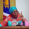 Omupresident Netumbo Nandi Ndaitwah  ohela okwa tseyithao okomitiye yopautekinika yopamuhanga yeetwapo oku yambihidha noku enditha etulomilonga lyo Youth Fund,iiyetwapo yuunafalama,noopolohalama dhokuupikilwa miilonga