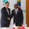 Osheendo sha Namibia,sha kwatelwa komeho ku prime minister Elijah Ngurare osha tsakanene na prime minister gwa Japan Ishiba Shigeru nena.