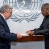 Ambassodor Penda Naanda a tsakanene nomukuluntu gwiigwana ya hangana Antonio Guterres